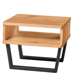 Online Wohnen Material Mix Doppelbett aus Wildbuche - Syolino