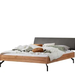 Best Wohnen Materialmix Bett 140x200 aus Wildbuche Natur - Helias