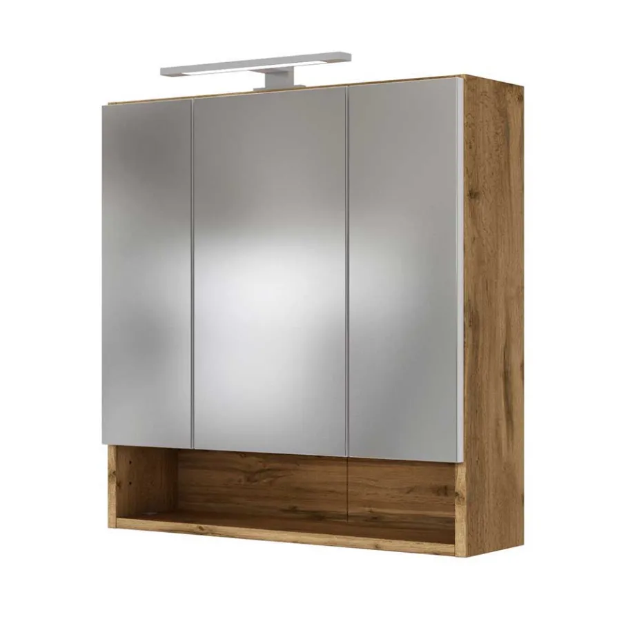 New Wohnen Möbel fürs Badezimmer in Wildeiche - Lemnas (vierteilig)