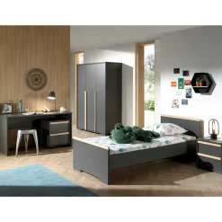 Outlet Wohnen Möbel fürs Jugendzimmer Komplettset - Navlius (fünfteilig)