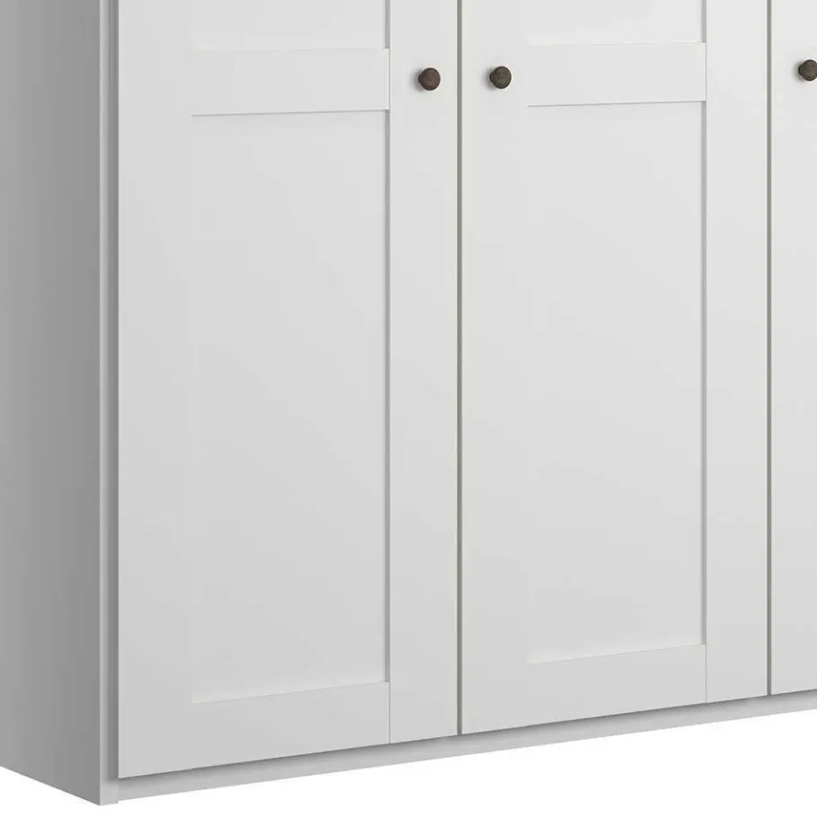 Outlet Wohnen Möbel Schlafzimmereinrichtung in Weiß - Flinn (vierteilig)