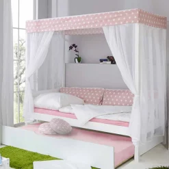 Clearance Wohnen Mädchen Himmelbett Sionara mit Ausziehbett