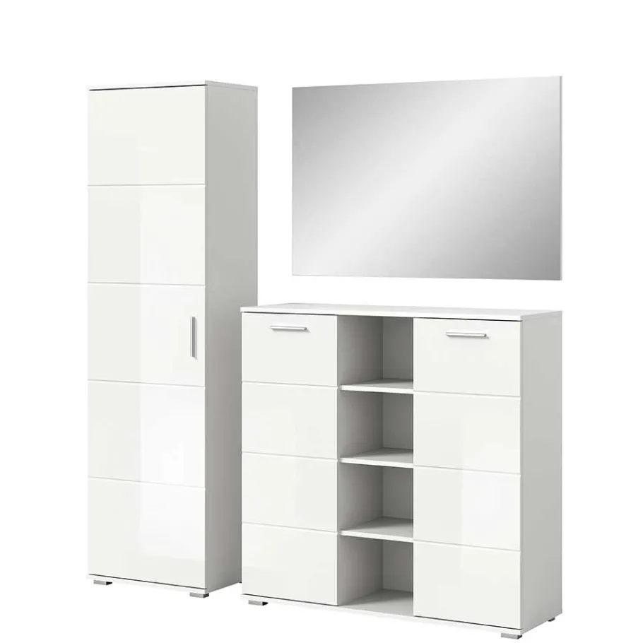 Discount Wohnen Mehrteilige Flurmöbel in modernem Design - Rugova (dreiteilig)
