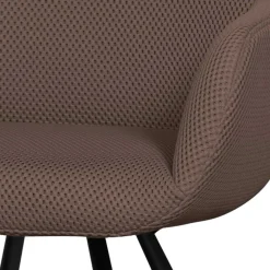 Outlet Wohnen Mesh Polsterstuhl mit Armlehnen - Charlena