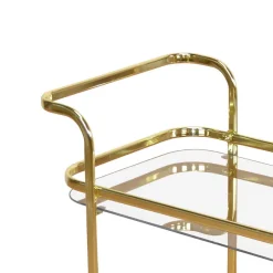 New Wohnen Metall Barwagen in Messingfarben - Imano