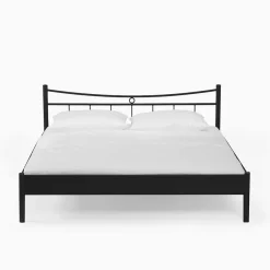 Discount Wohnen Metall Bett Halfa in Schwarz