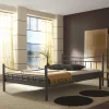 Discount Wohnen Metall Bett Rosanna in Dunkelgrau