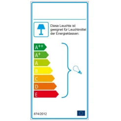 Hot Wohnen Metall Pendelleuchte mit halbrundem Schirm - Lash