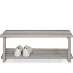 Online Wohnen Metall Schuhregal in Taupe - Verinaros