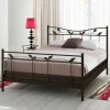 Sale Wohnen Metallbett Briotova in Braun