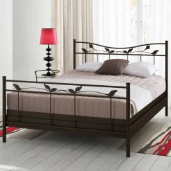 Sale Wohnen Metallbett Briotova in Braun