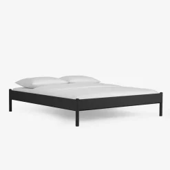 Discount Wohnen Metallbett ohne Kopfteil Italianas in Schwarz