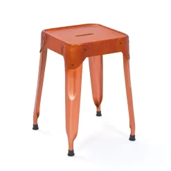 Sale Wohnen Metallhocker Ricana in Kupferfarben (4er Set)