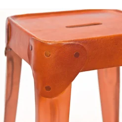 Sale Wohnen Metallhocker Ricana in Kupferfarben (4er Set)