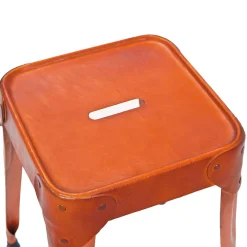 Sale Wohnen Metallhocker Ricana in Kupferfarben (4er Set)