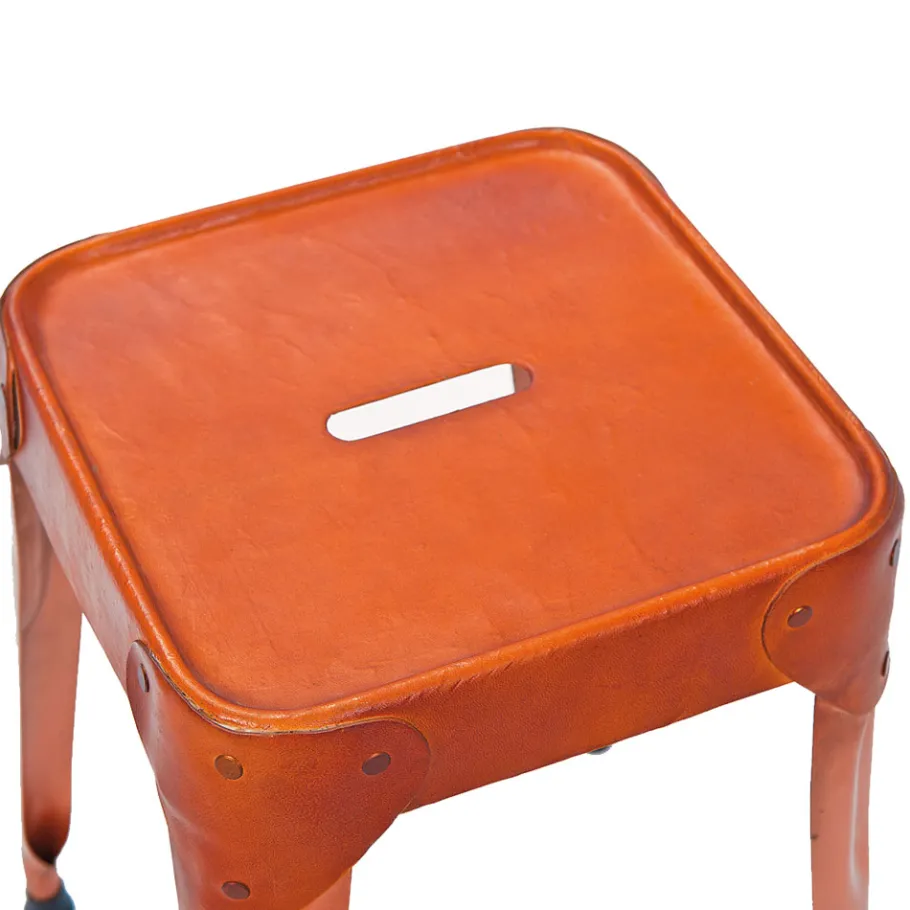 Sale Wohnen Metallhocker Ricana in Kupferfarben (4er Set)