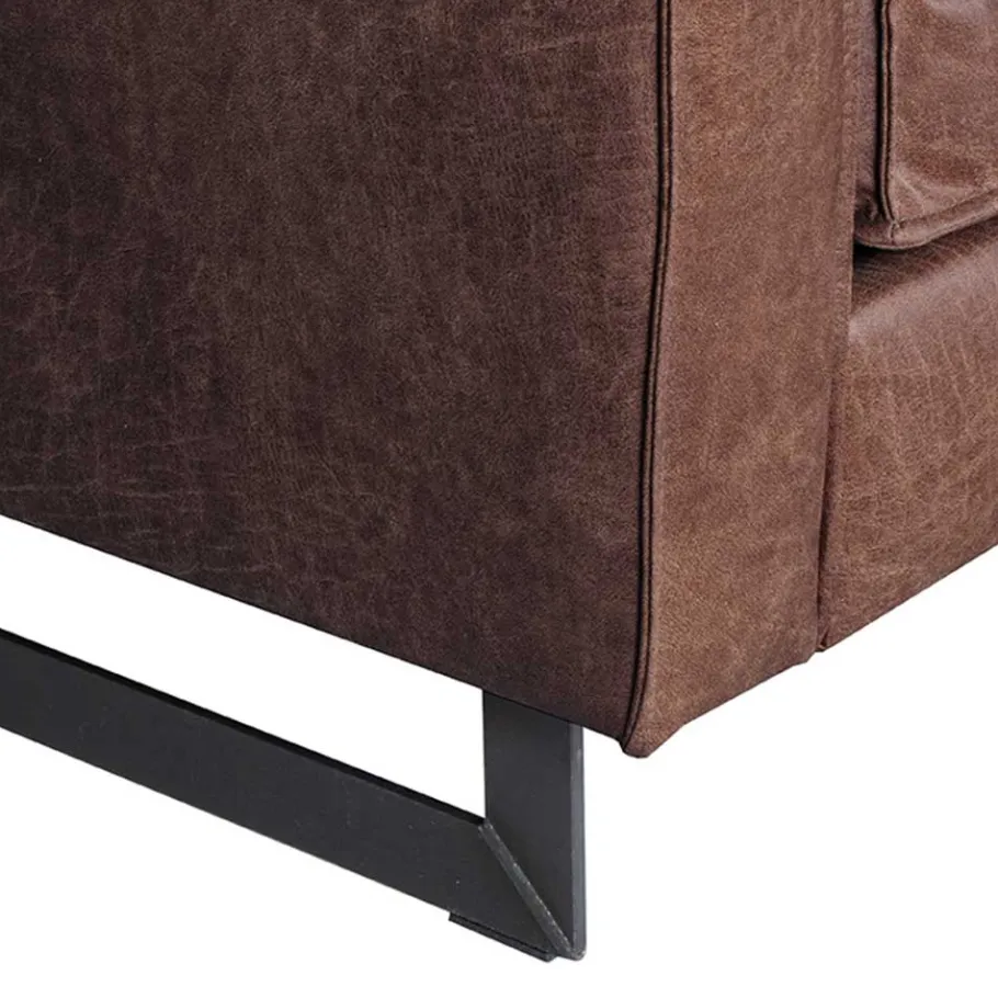Best Wohnen Microfaser 2er Sofa in kantigem Design - Onjamy