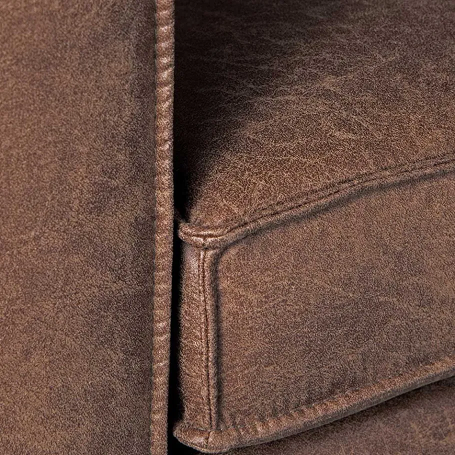 Best Wohnen Microfaser 2er Sofa in kantigem Design - Onjamy