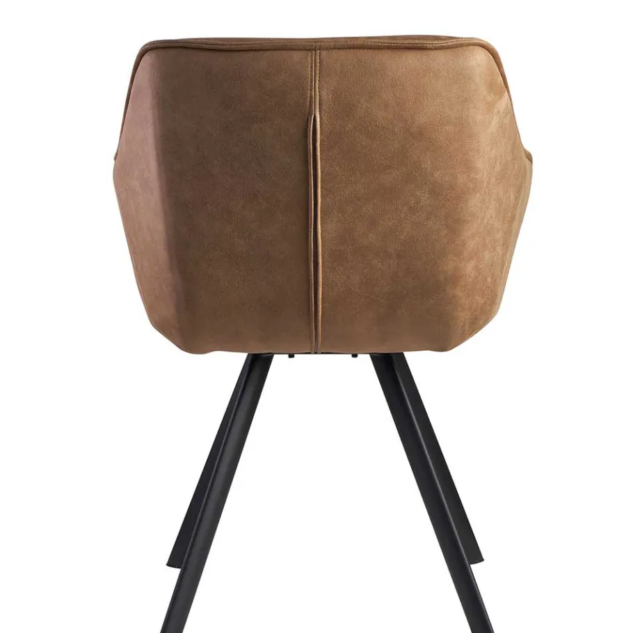 New Wohnen Microfaser Polsterstuhl in Beige - Pacifigo