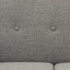 Clearance Wohnen Microfaser Schlafcouch in Grau und Buche - Durencas