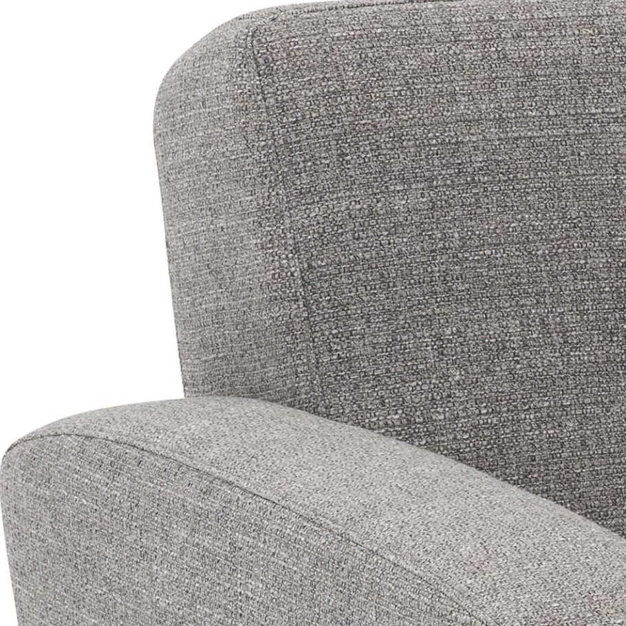 Clearance Wohnen Microfaser Schlafcouch in Grau und Buche - Durencas