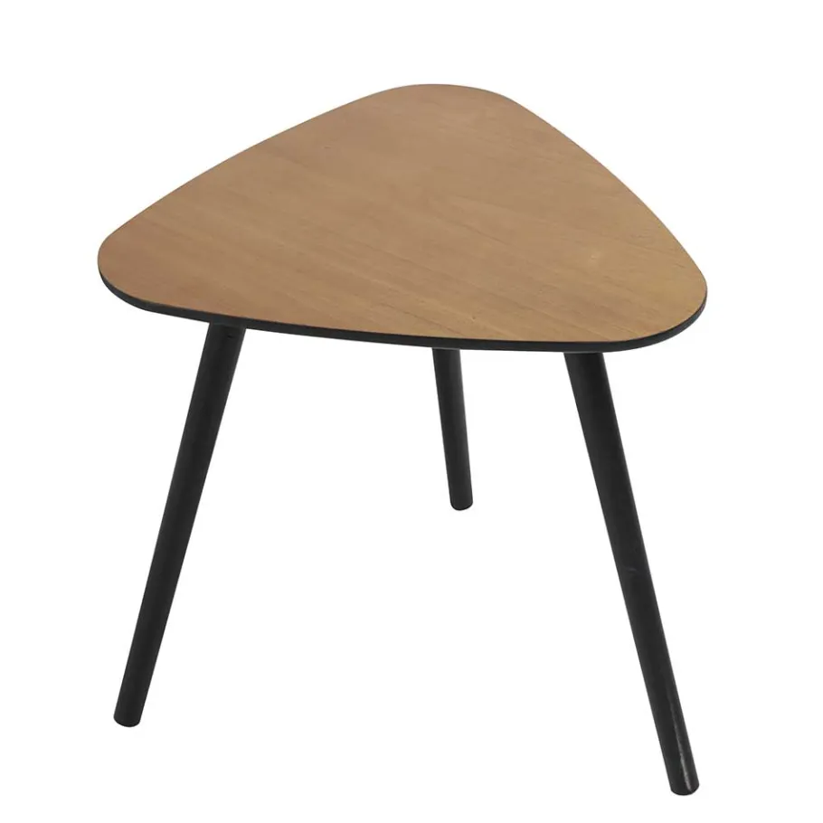 Outlet Wohnen Mid Century Beistelltisch mit dreieckiger Tischplatte - Beaching