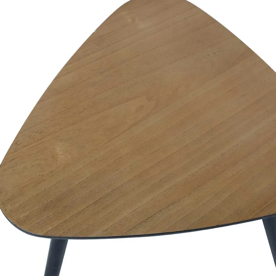 Outlet Wohnen Mid Century Beistelltisch mit dreieckiger Tischplatte - Beaching