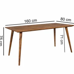 Discount Wohnen Mid-Century Tisch Cospic in rechteckig oder quadratisch
