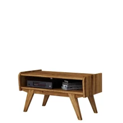 Clearance Wohnen Midcentury Wildeiche TV Bank mit Fach - Hardus
