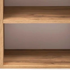 Clearance Wohnen Midischrank fürs Bad in Grau matt & Wildeiche - Jambi