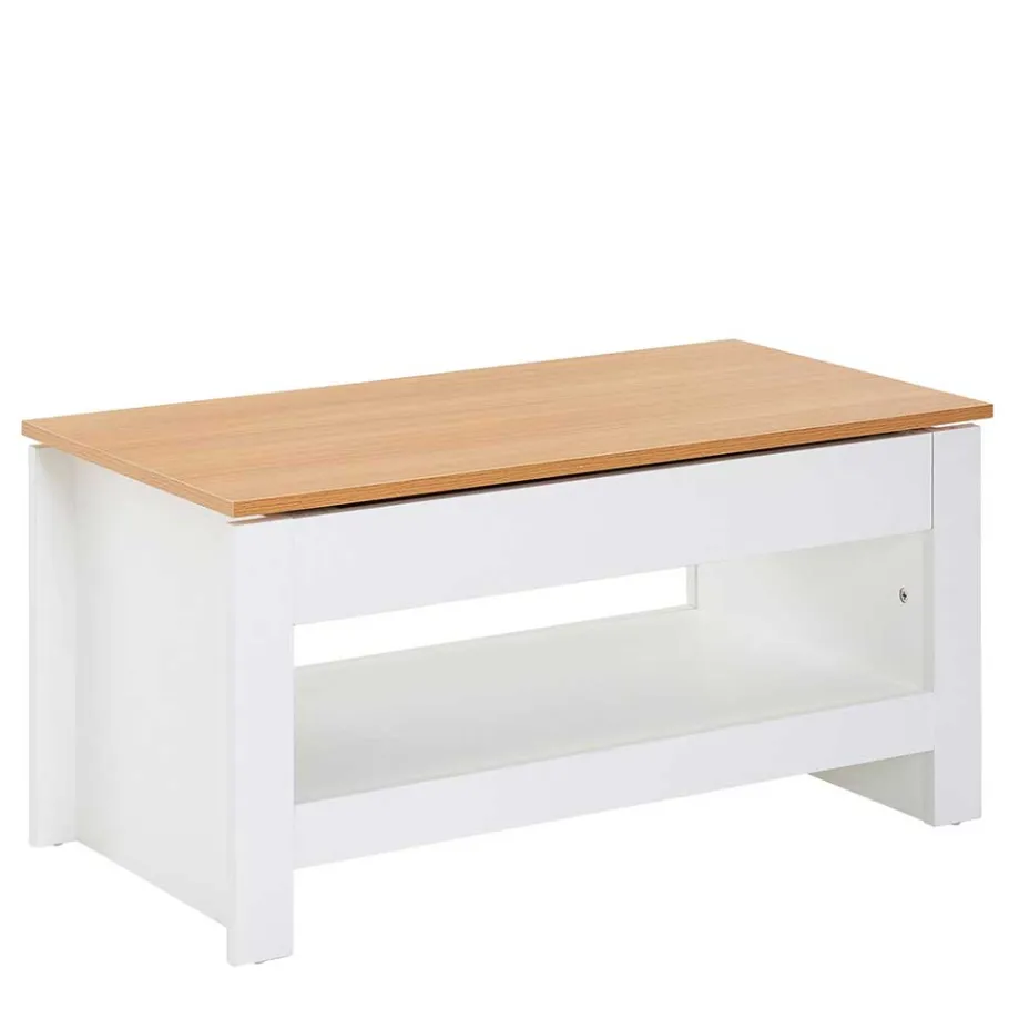 Discount Wohnen Modern Country Couchtisch mit Staufach - Intora
