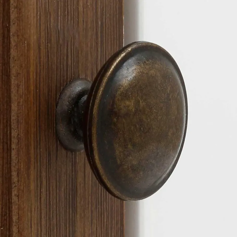 Wohnen Modern Country Highboard in Weiß - Yakos