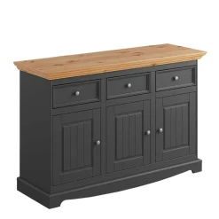 Clearance Wohnen Modern Country Kombi-Kommode 130 cm breit - Eromsia