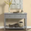 Outlet Wohnen Modern Country Konsolentisch in Grau - Sinael