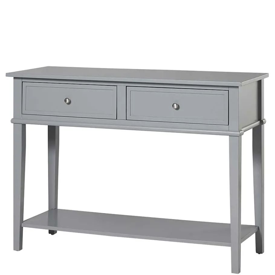 Outlet Wohnen Modern Country Konsolentisch in Grau - Sinael