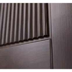 Online Wohnen Modern Country Nachtschrank in Dunkelbraun - Nauizia