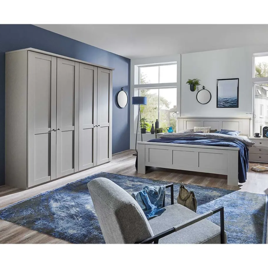 Discount Wohnen Modern Country Schlafzimmer Möbel - Ridonna (vierteilig)