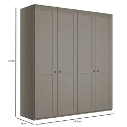 Discount Wohnen Modern Country Schlafzimmer Möbel - Ridonna (vierteilig)