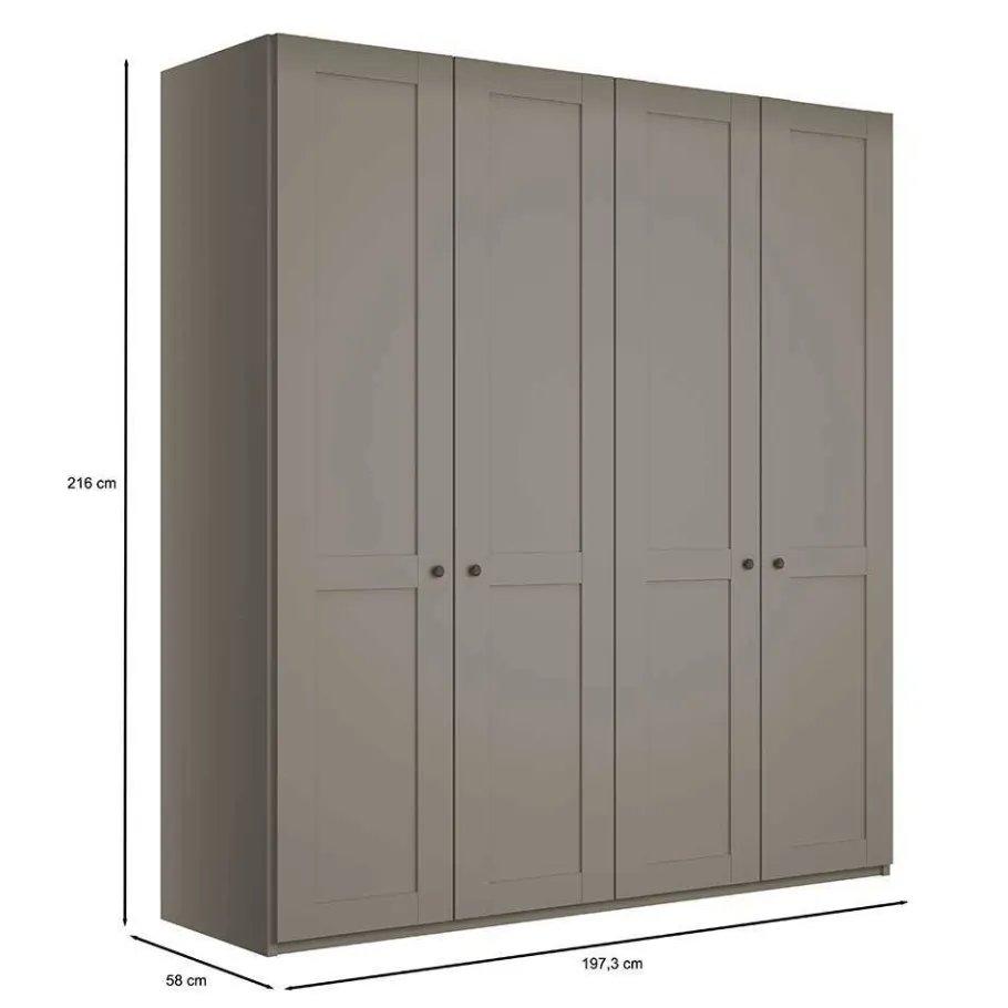 Discount Wohnen Modern Country Schlafzimmer Möbel - Ridonna (vierteilig)