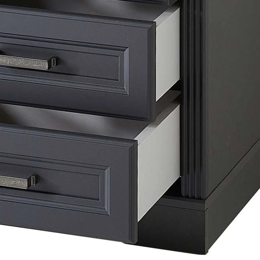New Wohnen Modern Country Schreibtisch & Rollcontainer - Joe (zweiteilig)