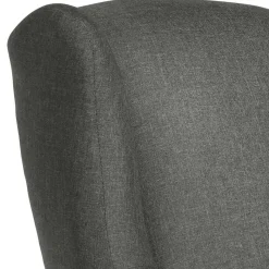 Outlet Wohnen Modern Country Sessel in Anthrazit mit Buche Natur - Mediteranos