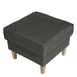 Outlet Wohnen Modern Country Sessel in Anthrazit mit Buche Natur - Mediteranos