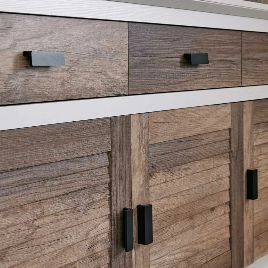 Sale Wohnen Modern Country Sideboard in Weiß - Gunjo