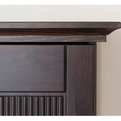 Best Wohnen Modern Country Sideboard in Dunkelbraun - Nauizia
