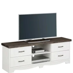 Best Wohnen Modern Country TV Board aus Kiefer - Ayrinu