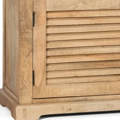 Sale Wohnen Modern Country TV Board mit Lamellentüren - Muray
