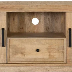 Sale Wohnen Modern Country TV Board mit Lamellentüren - Muray