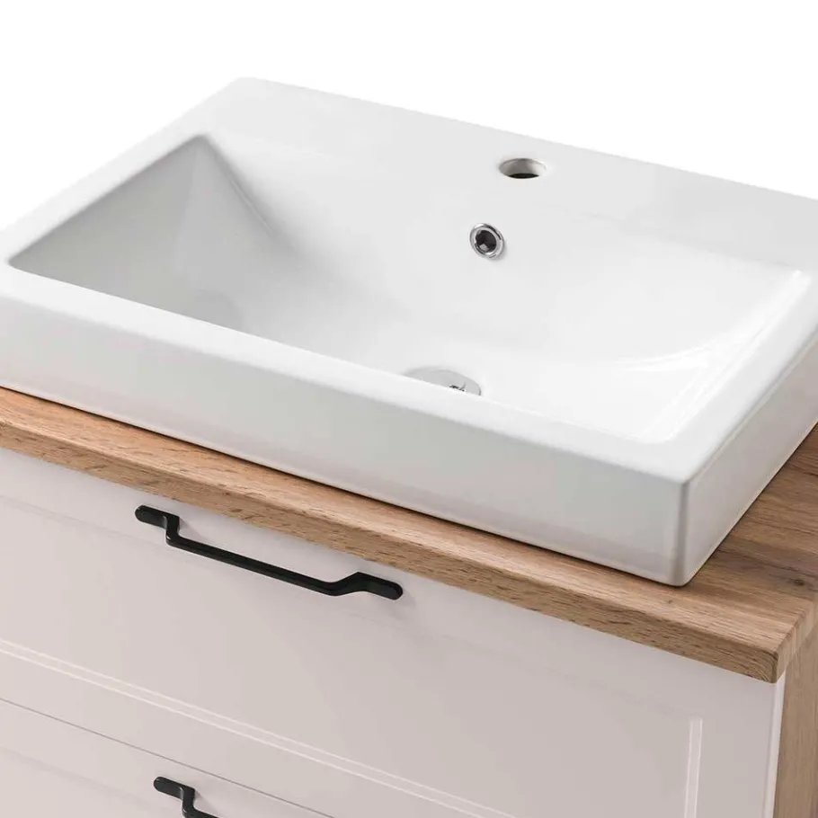 Wohnen Modern Country Waschplatz Set - Trioto (dreiteilig)