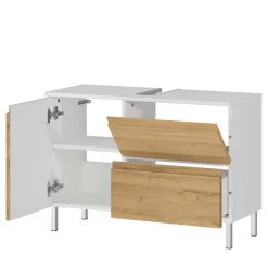 New Wohnen Moderne Badmöbel zweifarbig - Aspariavo (dreiteilig)