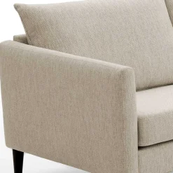 Discount Wohnen Moderne Eckcouch in Creme - Bentema